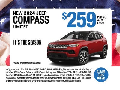 2024 Jeep Compass Limited Lease Offer
